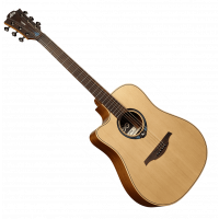 Lâg TLHV10DCE-LB HyVibe 10 Dreadnought Gaucher Pan Coupé Électro-acoustique - Vue 2