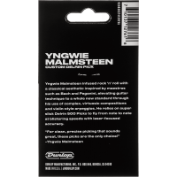 Dunlop Médiator Signature Yngwie Malmsteen Delrin 1,5mm sachet de 6 - Vue 2