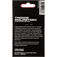 Dunlop Médiator Signature Yngwie Malmsteen Delrin 1,14mm sachet de 6 - Vue 2