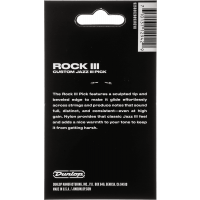 Dunlop Rock III Custom Jazz III sachet de 6 - Vue 2