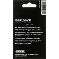Dunlop Médiator Fat Mike Custom Nylon 0,60mm sachet de 6 - Vue 2