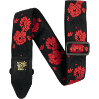Ernie Ball Sangle Jacquard Tango Rose - Vue 1