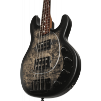 Sterling Stingray RAY34HHPB, 2 Humbuckers, Trans Black Satin - Vue 7