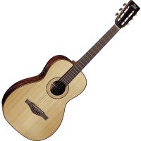 Eko Marco Polo P500E SM - Parlor électro épicéa massif / acajou massif (avec gigbag) - Vue 2