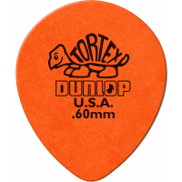 Dunlop Tortex Teardrop, sachet de 72, orange, 0.60 mm - Vue 1