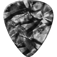 Dunlop Genuine Celluloid Classic, Player's Pack de 12, perloid black, heavy - Vue 2