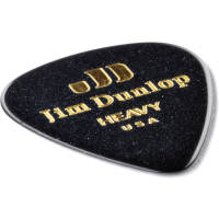 Dunlop Genuine Celluloid Classic, Player's Pack de 12, black, heavy - Vue 3