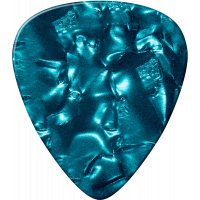 Dunlop Genuine Celluloid Classic, sachet de 72, turquoise, medium - Vue 2