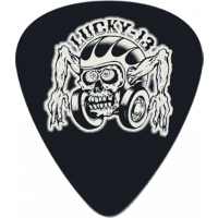 Dunlop Lucky 13 Series III, sachet de 36 #16 HelmetSkull, black, 1.00 mm - Vue 1
