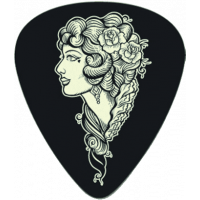 Dunlop Lucky 13 Series III, sachet de 36 #17 VoodooQueen, black, 0.73 mm - Vue 1