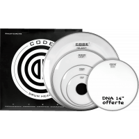 Code Drumheads Tom Full pack LAW Clear Rock 10/12/16/22 + CC 14