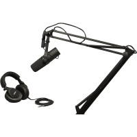 Shure Pack Micro SM7B + pied articulé K&M 23850 + casque SRH840A-EFS - Vue 1