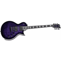 Ltd EC-1000 QM See Thru Purple Sunburst - Vue 4