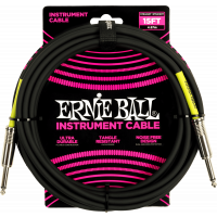 Ernie Ball Cables instrument classic jack/jack 4,5m noir - Vue 1