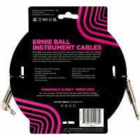 Ernie Ball Cables instrument classic jack/jack coudé 4,5m blanc - Vue 2