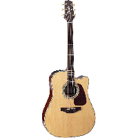 Takamine GD90 Dreadnought Cutaway Electro Palissandre de Madagascar Natural - Vue 1