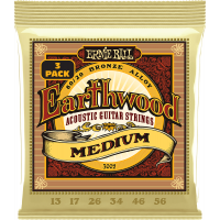 Ernie Ball Cordes Earthwood 80/20 Bronze medium 13-56 - pack de 3 - Vue 1