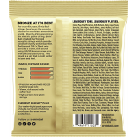 Ernie Ball Cordes Earthwood 80/20 Bronze silk&steel extra soft 10-50 - pack de 3 - Vue 2