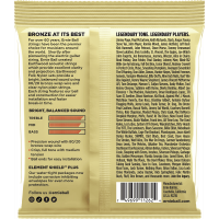 Ernie Ball Cordes Earthwood 80/20 Bronze folk nylon à boule 28-42  - pack de 3 - Vue 2