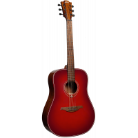 Lâg Tramontane Dreadnought Special Edition Red Burst - Vue 1