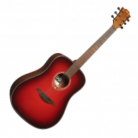 Lâg Tramontane Dreadnought Special Edition Red Burst - Vue 2