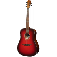Lâg Tramontane Dreadnought Special Edition Red Burst - Vue 3
