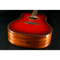 Lâg Tramontane Dreadnought Special Edition Red Burst - Vue 5