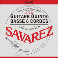 Savarez 6Q640AR Jeu Guitare Quinte Basse 6 cordes Diapason 70cm - Vue 1