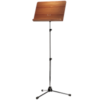 K&M Pupitre d'orchestre chromé plateau bois haut - Vue 1