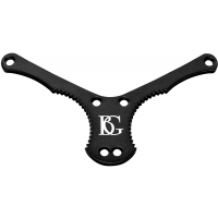 BG Cordon cuir Zen noir écarteur noir pour saxo - Mousqueton métal - Vue 3