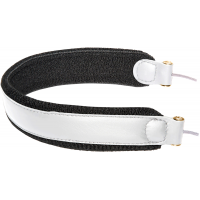 BG Cordon cuir Zen blanc écarteur noir pour saxo - Mousqueton métal - Vue 6