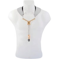 BG Cordon Yoke Zen Blanc pour saxo - Mousqueton métal - Vue 1