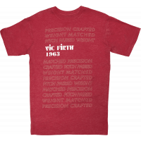 Vic Firth T-shirt 1963 Red Graphic M - Vue 1