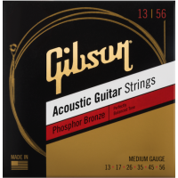 Gibson Accessories Phosphor Bronze Acoustic Ultra-Light 13-56 - Vue 1