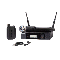 Shure GLXD124R+/85 Système double sans fil numérique avec micro main SM58 et micro cravatte WL185 - Vue 1
