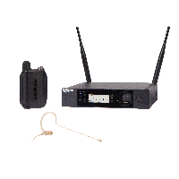 Shure GLXD14R+/MX53 Système sans fil numérique rackable avec micro tour d'oreille MX153 - Vue 1