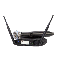 Shure GLXD24+/B58 Système sans fil numérique avec micro voix BETA 58A - Vue 1