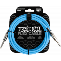 Ernie Ball Câbles instrument Flex jack/jack 3m bleu - Vue 1