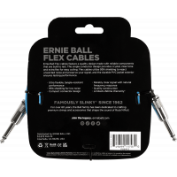 Ernie Ball Câbles instrument Flex jack/jack 3m bleu - Vue 2