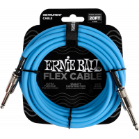 Ernie Ball Câbles instrument Flex jack/jack 6m bleu - Vue 1
