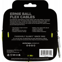 Ernie Ball Câbles instrument Flex jack/jack 6m vert - Vue 2