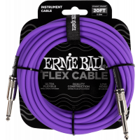 Ernie Ball Câbles instrument Flex jack/jack 6m violet - Vue 1