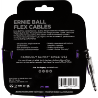 Ernie Ball Câbles instrument Flex jack/jack 6m violet - Vue 2