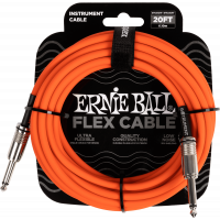 Ernie Ball Câbles instrument Flex jack/jack 6m orange - Vue 1