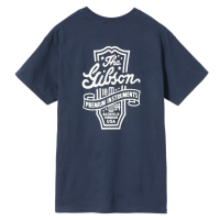Gibson Accessories T-SHIRT Gibson Premium Navy - Taille M - Vue 2