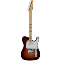 G&L Fullerton Deluxe ASAT Classic Bluesboy 3-Tone Sunburst, touche érable - Vue 1