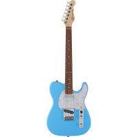 G&L Fullerton Deluxe ASAT Classic Bluesboy Himalayan Blue, touche palissandre - Vue 1