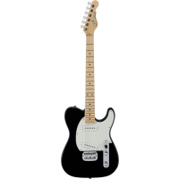 G&L Fullerton Deluxe ASAT Special Jet Black, touche érable - Vue 1