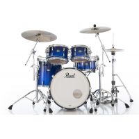 Pearl Masters Maple Rock 4 fûts GyroLock L Rod Custom Kobalt Blue Fade - Vue 1