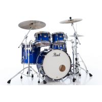 Pearl Masters Maple Rock 4 fûts GyroLock L Rod Custom Kobalt Blue Fade - Vue 2
